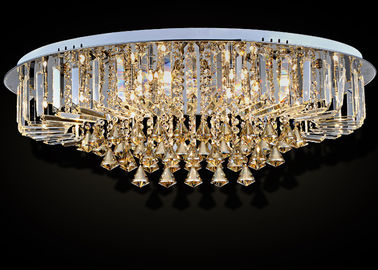 Luxurious Lichten die van het Kristalplafond, Eigentijdse Unieke Plafond Opgezette Kroonluchter passen