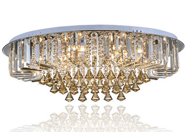 Luxurious Lichten die van het Kristalplafond, Eigentijdse Unieke Plafond Opgezette Kroonluchter passen
