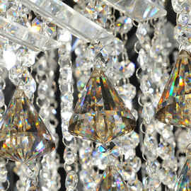 Douane om het Plafondlicht van het Luxekristal met de Daling van de Glasparel voor Huis/Woonkamer