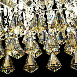 Douane om het Plafondlicht van het Luxekristal met de Daling van de Glasparel voor Huis/Woonkamer