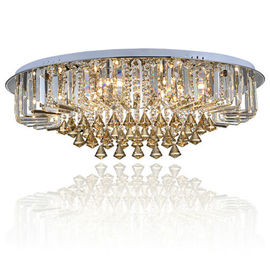 Douane om het Plafondlicht van het Luxekristal met de Daling van de Glasparel voor Huis/Woonkamer