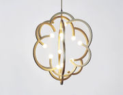 Modern Hydrangea hortensia Gouden het Hangen Tegenhangerlichten/Opschortingslicht voor Huishouden