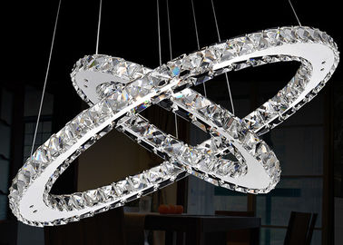 Het Chroom18w LEIDENE van het luxek9 Kristal Moderne Kroonluchterverlichting 7500K - 8000K voor Bar/Hotel