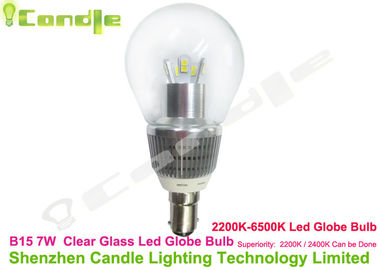 7w B15 Geleid de Hoge Machts Duidelijk Glas van de Bolbol Ce van Dimmable van de 360 GraadStralingshoek Ra80