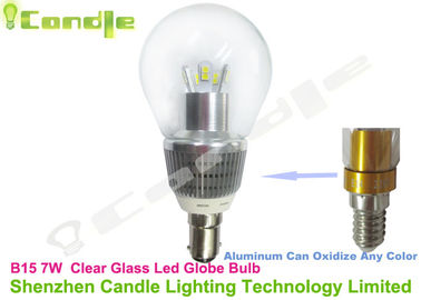 7w B15 Geleid de Hoge Machts Duidelijk Glas van de Bolbol Ce van Dimmable van de 360 GraadStralingshoek Ra80
