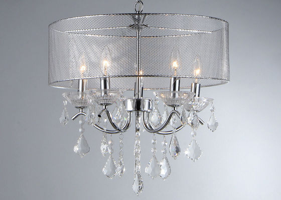 E12 de Tegenhangerlichten van het Chroom Moderne Plafond, de Tegenhanger van de Kristalkroonluchter
