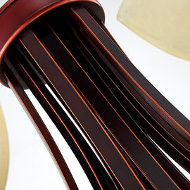 De klassieke Kroonluchter van het de Lamp 6-lichte Smeedijzer van de Hoteltegenhanger met de zij-Afveegt Lamp van Bordeaux