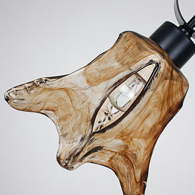 Het decoratieve Zwarte Smeedijzerplafond steekt Retro aan en In traditionele stijl