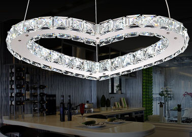 Funky Kristal Moderne Kroonluchters/Lichte Hart Gevormde Tegenhangerlamp 7500K - 8000K