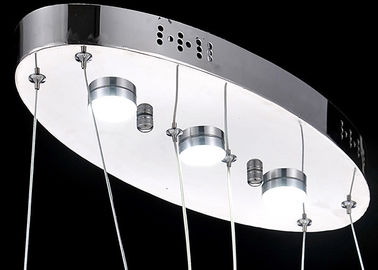 Het dubbele Hart vormde de Moderne Kroonluchter van het Luxekristal met 75cm Regelbare Ketting
