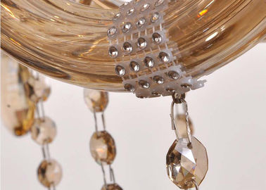 10 lichte het Kristalkroonluchter van de Cognacluxe, de Moderne Kroonluchters van de Glastegenhanger