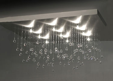 De Kroonluchterverlichting van het luxekristal, Hotelkroonluchters met de Inrichtingen van de Drie Lagenverlichting