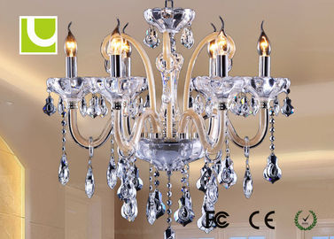 Energie - de Kroonluchterverlichting van de besparingskeuken, Luxekristal 6 Lichte Kroonluchter