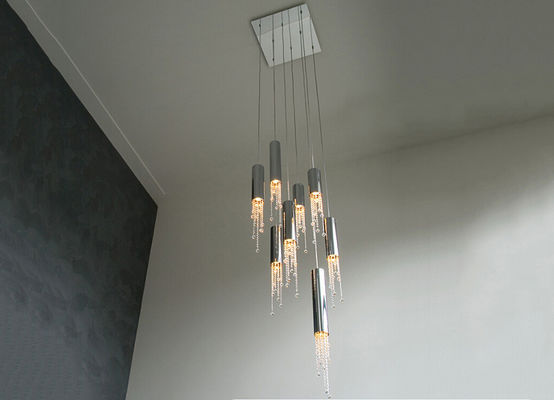De Kroonluchterlicht van het luxekristal, LEIDENE Verlichtingsinrichtingen voor Villa's