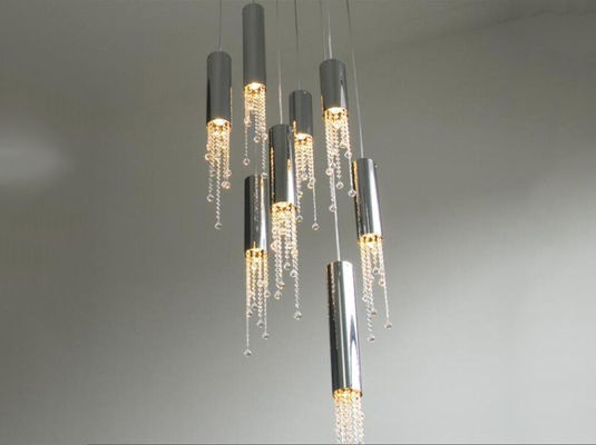 De Kroonluchterlicht van het luxekristal, LEIDENE Verlichtingsinrichtingen voor Villa's