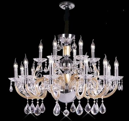 Baccarat E14/E27 de Eigentijdse Verlichting van de Kristalkroonluchter met 18 Lichten