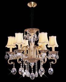 Duurzame de Kroonluchterverlichting van het Messings Eigentijdse Kristal met Hoge Machtsleiden