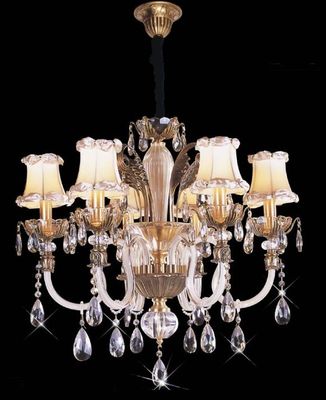 Hoog Lumen 18 Lichten 1050 x 820mm de Verlichting van de Kristalkroonluchter/Commerciële LEIDENE Tegenhangerverlichting
