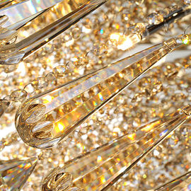 Leaded het Plafond Lichte, Eigentijdse Opgeschorte Decoratieve Kroonluchter van het Glaskristal