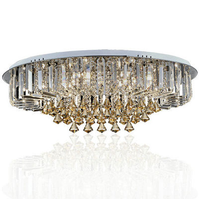 Douane om het Plafondlicht van het Luxekristal met de Daling van de Glasparel voor Huis/Woonkamer