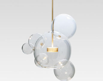 De Kroonluchtersreeksen van de glasbal, LEIDENE Kroonluchterlamp voor Hotel en Woonkamer