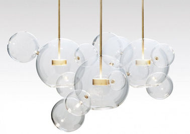 De Kroonluchtersreeksen van de glasbal, LEIDENE Kroonluchterlamp voor Hotel en Woonkamer