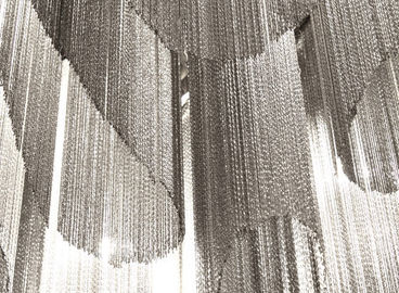 Moderne van het de Kroonluchtersroestvrije staal van het Aluminiumhotel de Kroonluchterverlichting