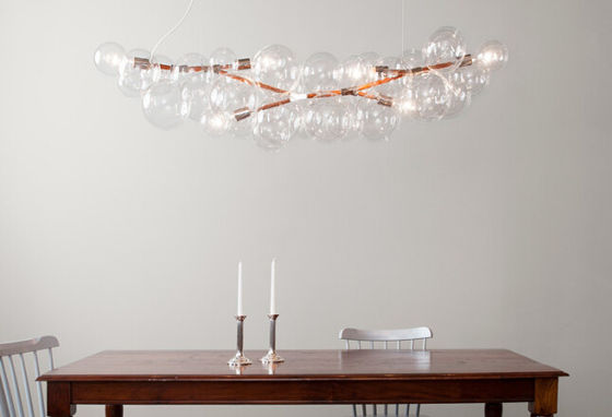 Kroonluchters van het de Koordenhotel van glasbollen de Lichte Decoratief met Uw Manier voor Eetkamer