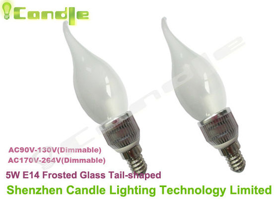 E14 leidde Kristalkroonluchter 360 Ce RoHS, Warm Wit van de Kaars Gloeilamp 5w
