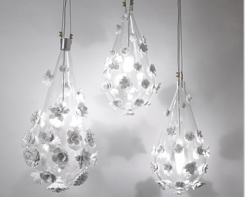 Het moderne Glas van Verlichtingsinrichtingen en de Ceramische Lamp van de Bloemtegenhanger voor Winkeldecoratie