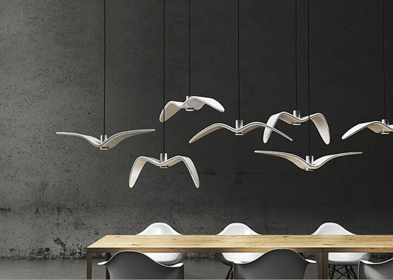 Mooie Nightbirds-Opschorting die van Zuivere Witte Acryl LEIDENE de Vorm Verlichtingsvogels aansteken