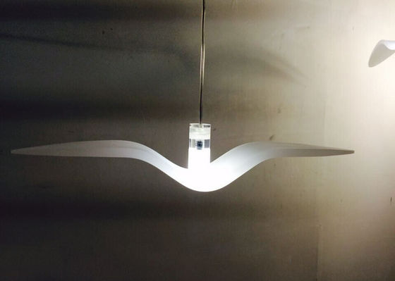 Mooie Nightbirds-Opschorting die van Zuivere Witte Acryl LEIDENE de Vorm Verlichtingsvogels aansteken