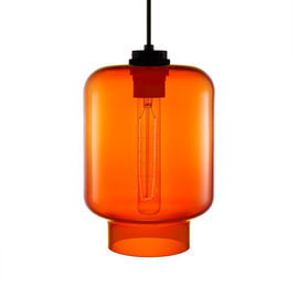 De duidelijke Lamp van de de Flessentegenhanger van de Glasvorm Luxurious, Industriële Verlichtingsinrichtingen