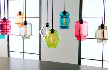 De duidelijke Lamp van de de Flessentegenhanger van de Glasvorm Luxurious, Industriële Verlichtingsinrichtingen