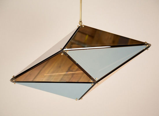 Licht van de het Glas het Moderne Opschorting van de diamantvorm Populair voor het Hotel van het Barrestaurant