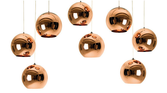 Eigentijds Modern de Tegenhangerlicht van het Opschortings Licht Koper door Tom Dixon