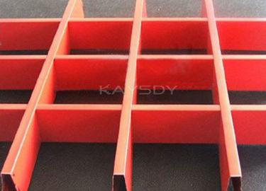 Net van het het Aluminiumplafond van de kleuren het Vuurvaste Opschorting of het plafondnet van het douaneroestvrije staal