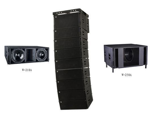 De partij toont het Actieve Systeem van de de Lijnserie van de Sprekersdoos met 15 Duim Subwoofer