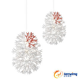 Van het de Opschortings Lichte Koraal van Nice de Acryl Moderne Lamp van de de Schaduwopschorting voor Eetkamer