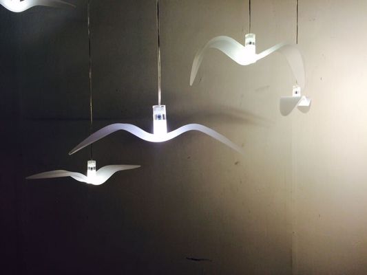 Melkwit Weinig Verlichting van de de Hars Eenvoudige Tegenhanger van de Vogelkroonluchter