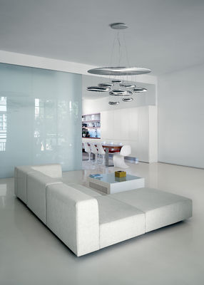 De moderne Lichten van de Chroomskydro Geleide Kroonluchter met ABS Zinc+alloy Materialen voor Commerciële Verlichtingsdecoratie
