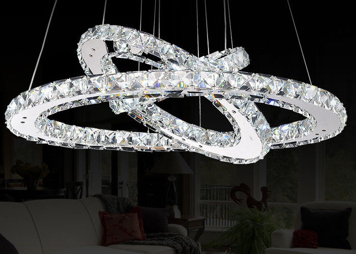 47W van het LEIDENE de Eigentijdse Kroonluchter Luxekristal voor Huis/Commerciële Decoratieverlichting